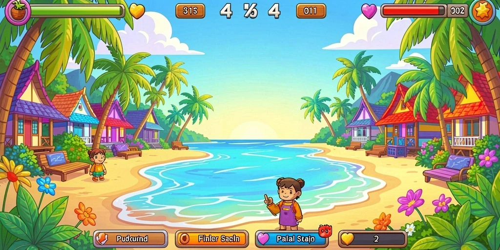 Tangkapan layar action dalam pertempuran yang seru.