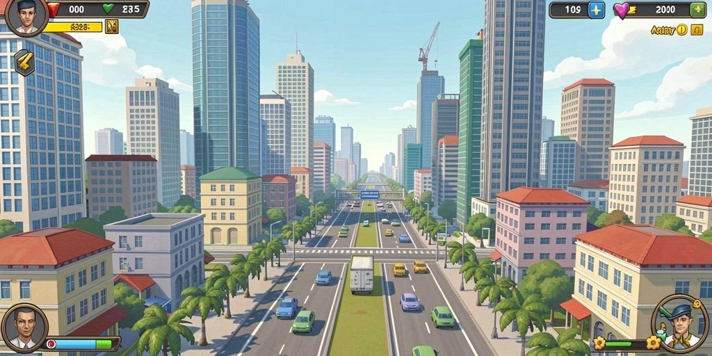 Tangkapan layar momen aksi seru dalam permainan.