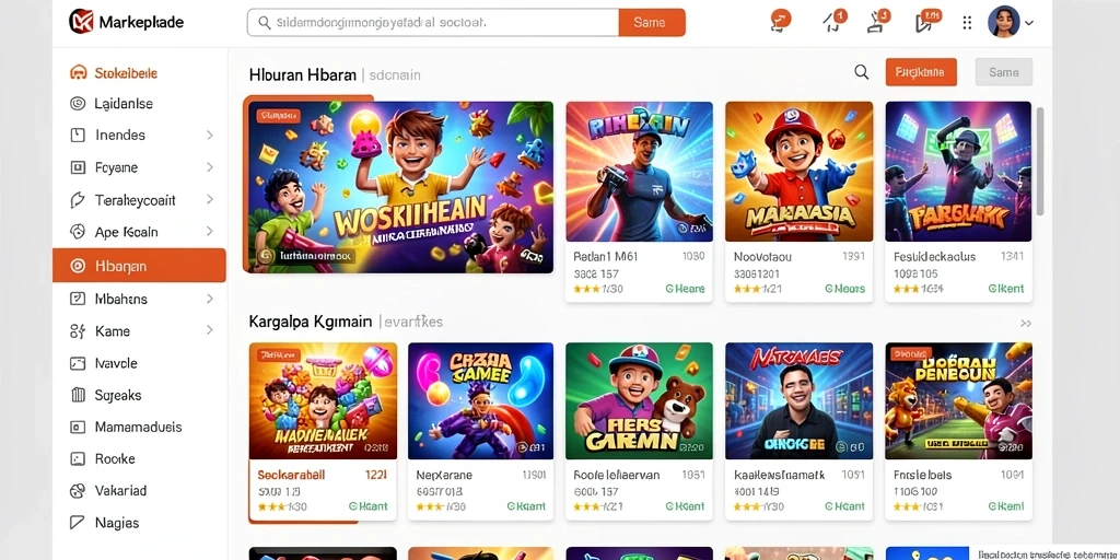Menu permainan slot yang beragam dan menarik.