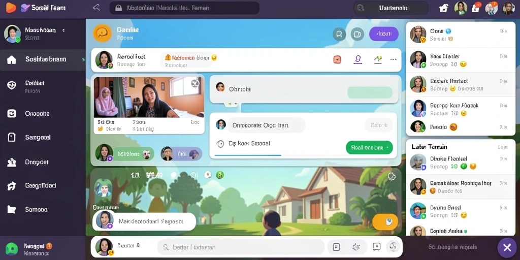 Screenshot yang menampilkan mode permainan multiplayer yang kompetitif.