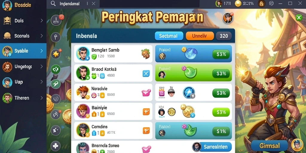 Pengalaman bermain yang seru dan mendebarkan.