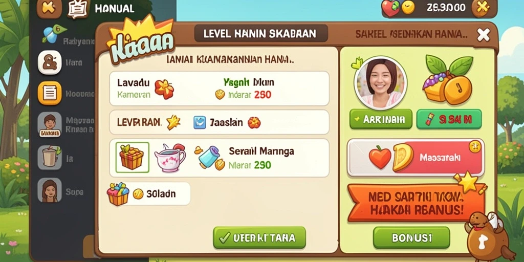 Berbagai pilihan permainan yang menantang dan seru.