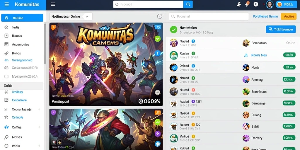 Fitur multiplayer yang memungkinkan permainan bersama teman.