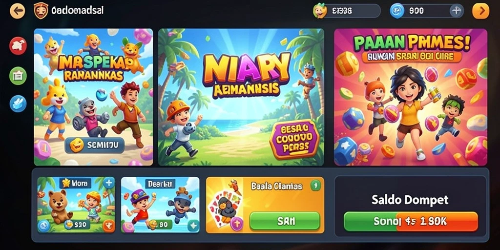Level menantang yang siap menguji ketangkasan pemain.